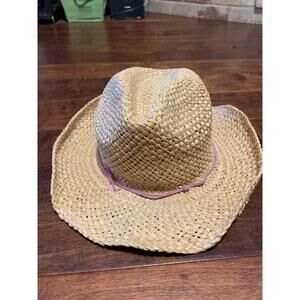 BCBGMAXAZRIA Women's Straw hat